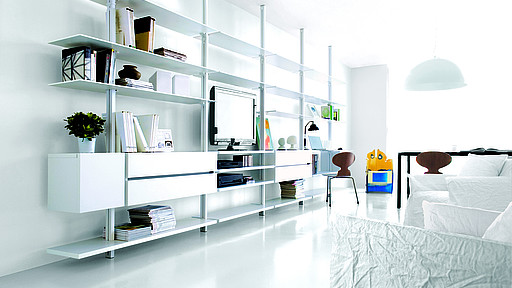 Extendo Wohnzimmermöbel weißer Wohnzimmerschrank bei Mebart Extendo Wohnzimmermöbel weißer Wohnzimmerschrank bei Mebart