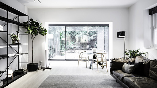 Boffi Wohnzimmermöbel Sofa Square 16 und Regalsystem R.I.G. Boffi Wohnzimmermöbel Sofa Square 16 und Regalsystem R.I.G.